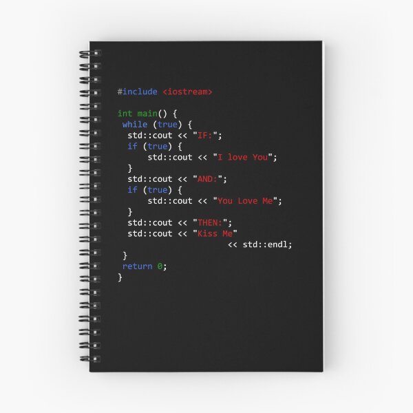 Item preview, Love Loop A C++ Programmer's I Love YOU Valentines Funny Gifts designed and sold by EXON-Publishing.