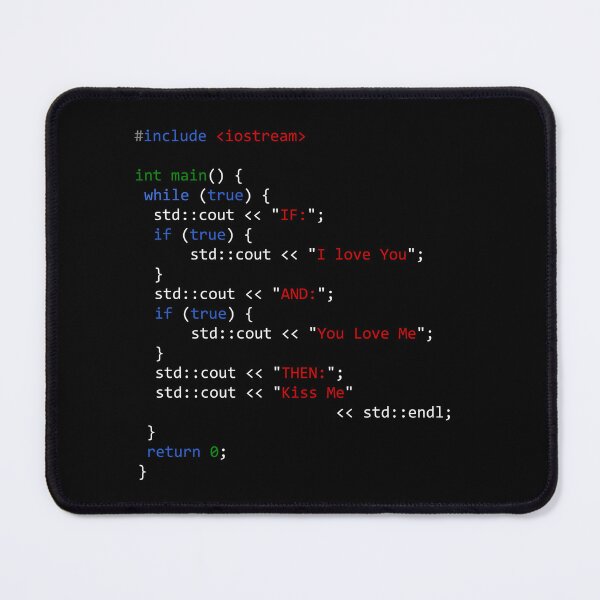 Item preview, Love Loop A C++ Programmer's I Love YOU Valentines Funny Gifts designed and sold by EXON-Publishing.