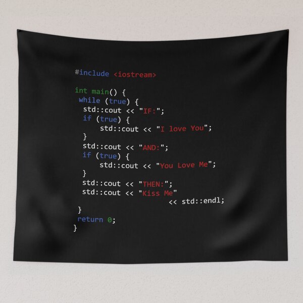 Item preview, Love Loop A C++ Programmer's I Love YOU Valentines Funny Gifts designed and sold by EXON-Publishing.