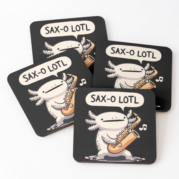 Item preview, Saxolotl Axolotl Saxophones designed and sold by DoodleDashShop.