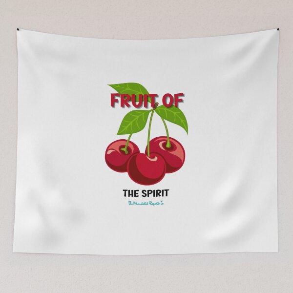 Item preview, The Fruit of The Spirit - Cherries White designed and sold by TheReporter1.