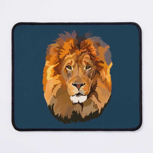 Item preview, L is for Lion ,Lion Design – Big Cat and Wildlife Artwork designed and sold by PrettylittlepastelUk.