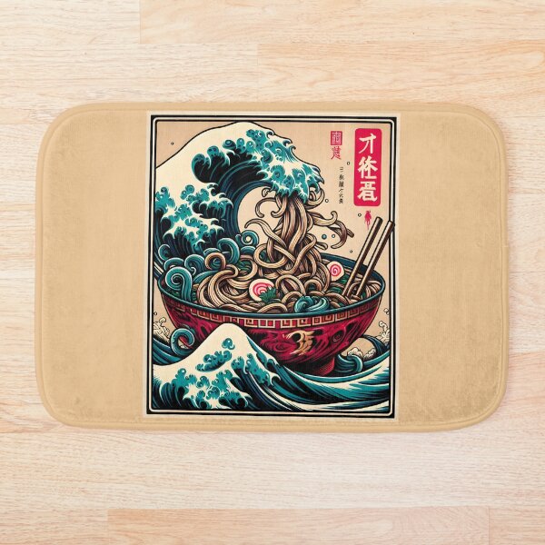 Item preview, Póster El gran ramen de Kanagawa designed and sold by Aroncross111.
