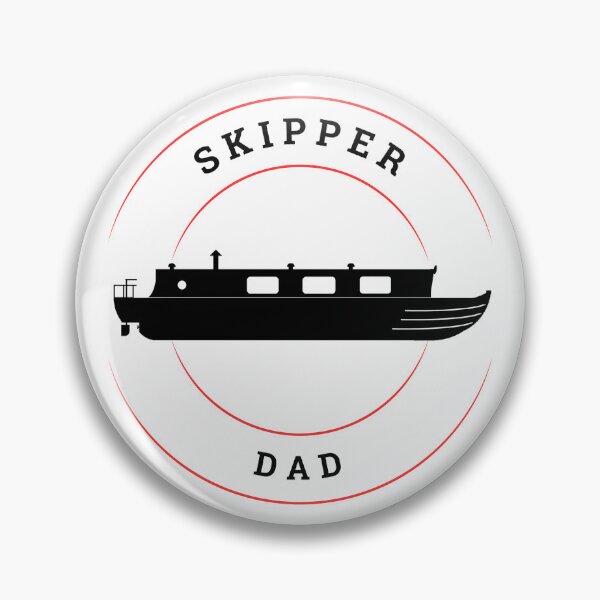 Item preview, Skipper Dad (blk-red) designed and sold by canal-arts.