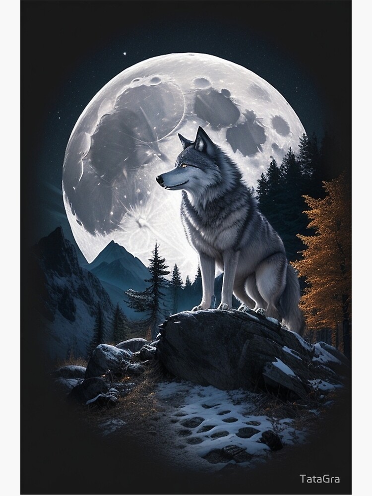 Wolf Howling At The Moon