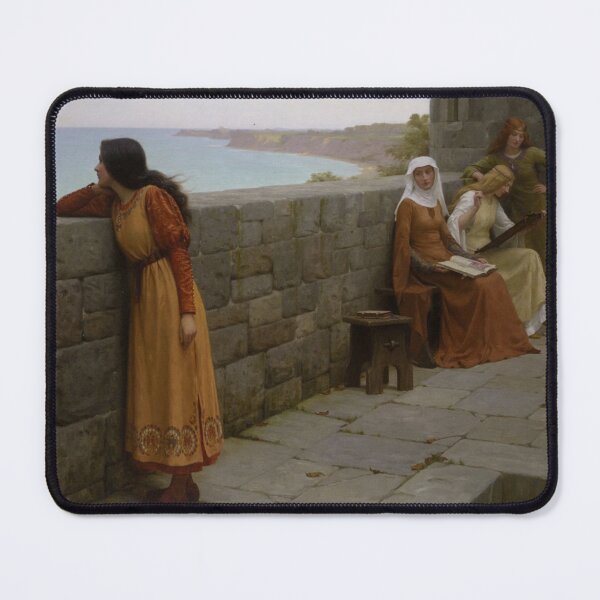 Item preview, The Hostage by Edmund Leighton designed and sold by Vintage Detective Art.