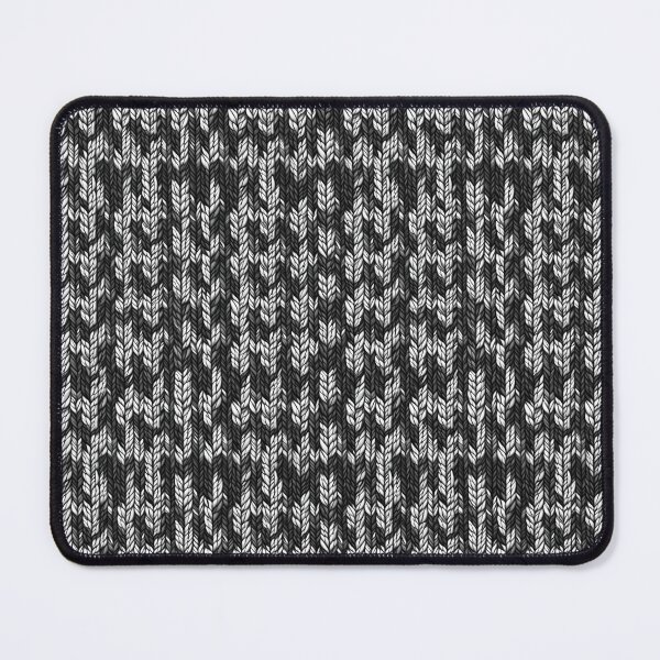 Item preview, Sleek Monochrome Knit - Chic Black & White Texture designed and sold by Ullemanddk1.