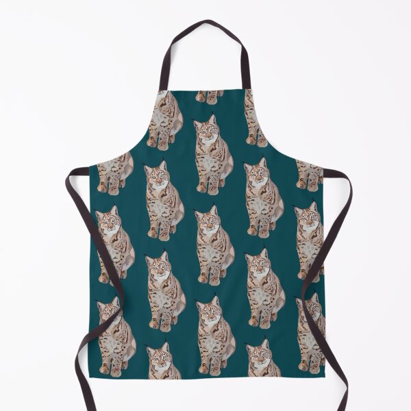 Item preview, L is for Lynx,Lynx – Elusive Wild Cat of the Northern Forests Illustration designed and sold by PrettylittlepastelUk.
