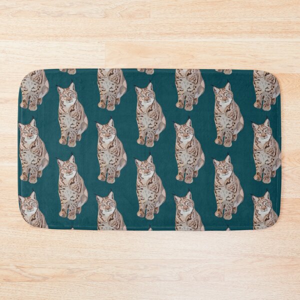 Item preview, L is for Lynx,Lynx – Elusive Wild Cat of the Northern Forests Illustration designed and sold by PrettylittlepastelUk.