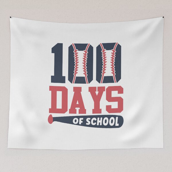 Item preview, 100 Days Of School Baseball - 100 Days Of School Softball designed and sold by Smix Pixels.
