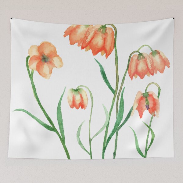 Item preview, Golden Watercolor Tulip Blooms designed and sold by Kere123.
