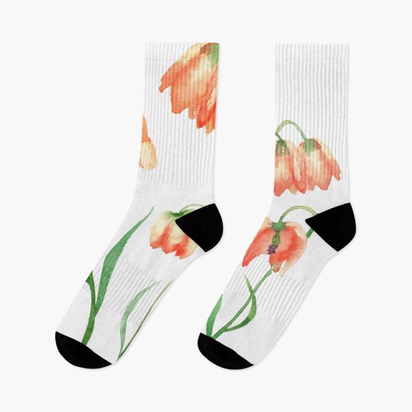 Item preview, Golden Watercolor Tulip Blooms designed and sold by Kere123.