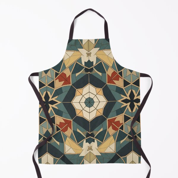Item preview, Graphic Retro Kaleidoscope: Symmetrical Shapes in a Color Palette designed and sold by Piotrek0001.