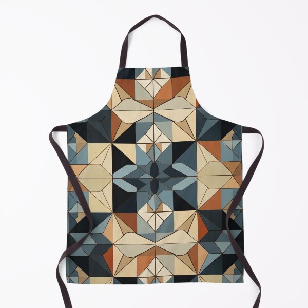 Artikelvorschau, Grafisches Retro-Kaleidoskop: Symmetrische Formen in einer Farbpalette entworfen und verkauft von Piotrek0001.