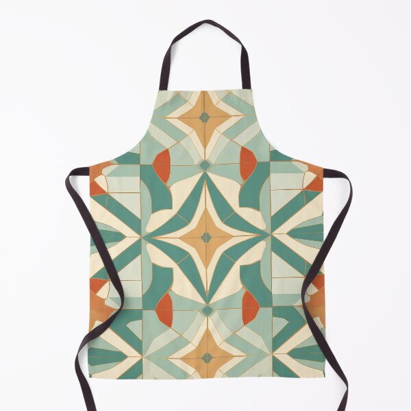 Artikelvorschau, Grafisches Retro-Kaleidoskop: Symmetrische Formen in einer Farbpalette entworfen und verkauft von Piotrek0001.