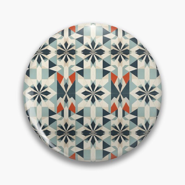 Item preview, Graphic Retro Kaleidoscope: Symmetrical Shapes in a Color Palette designed and sold by Piotrek0001.