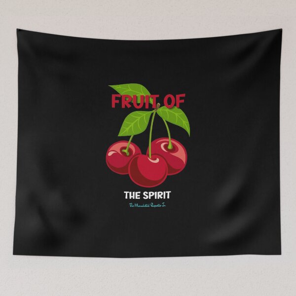 Item preview, The Fruit of The Spirit Patience - Cherries Black designed and sold by TheReporter1.
