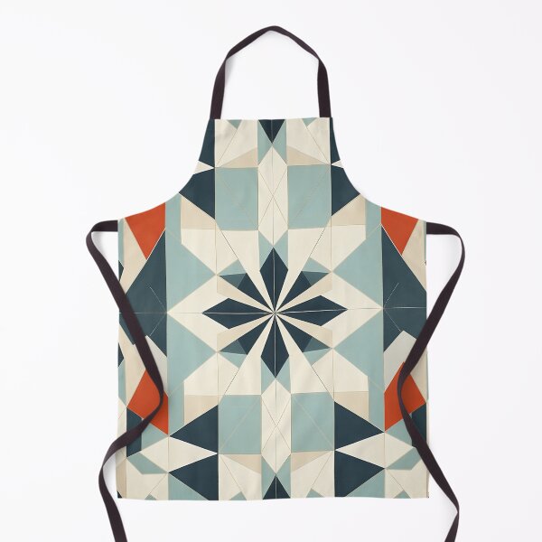 Item preview, Graphic Retro Kaleidoscope: Symmetrical Shapes in a Color Palette designed and sold by Piotrek0001.