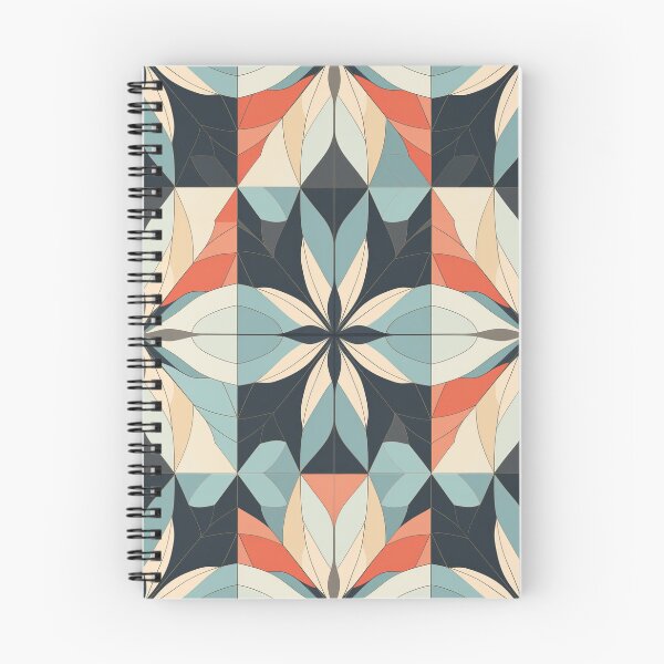 Item preview, Graphic Retro Kaleidoscope: Symmetrical Shapes in a Color Palette designed and sold by Piotrek0001.
