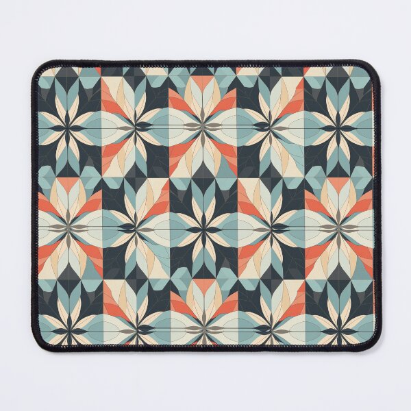 Item preview, Graphic Retro Kaleidoscope: Symmetrical Shapes in a Color Palette designed and sold by Piotrek0001.