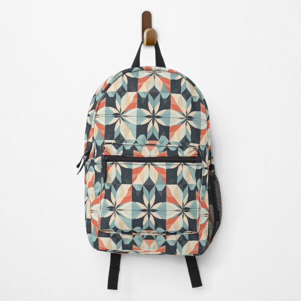 Item preview, Graphic Retro Kaleidoscope: Symmetrical Shapes in a Color Palette designed and sold by Piotrek0001.