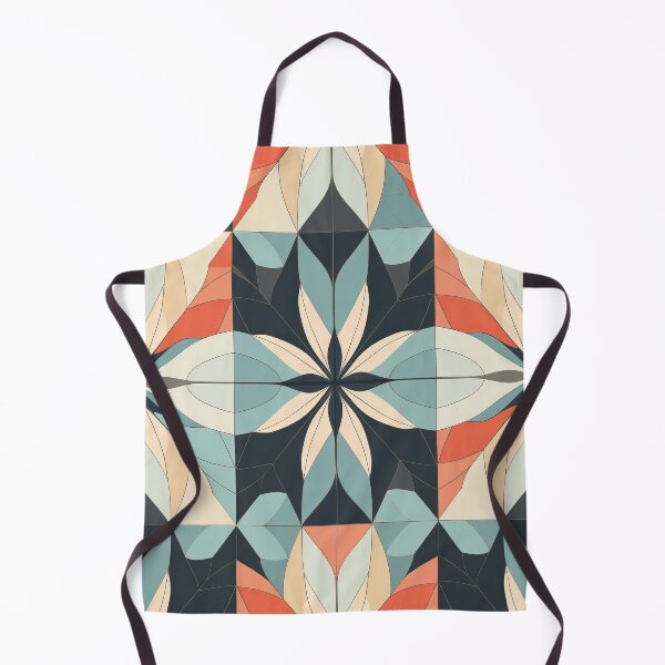Item preview, Graphic Retro Kaleidoscope: Symmetrical Shapes in a Color Palette designed and sold by Piotrek0001.