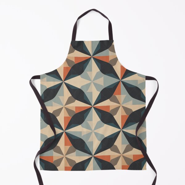 Item preview, Graphic Retro Kaleidoscope: Symmetrical Shapes in a Color Palette designed and sold by Piotrek0001.
