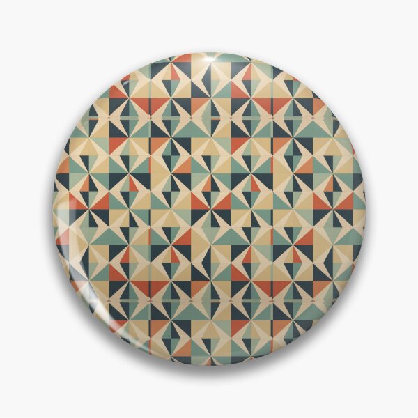 Item preview, Graphic Retro Kaleidoscope: Symmetrical Shapes in a Color Palette designed and sold by Piotrek0001.