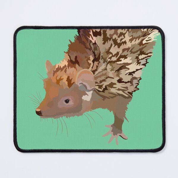 Item preview, L is for Lesser Tenrec,Lesser Tenrec Artwork – Unique Small Mammal Illustration and Madagascar Wildlife Design designed and sold by PrettylittlepastelUk.