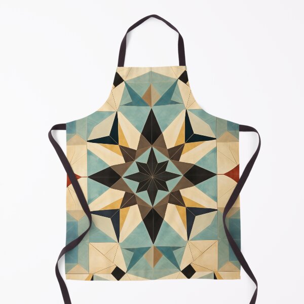 Item preview, Graphic Retro Kaleidoscope: Symmetrical Shapes in a Color Palette designed and sold by Piotrek0001.