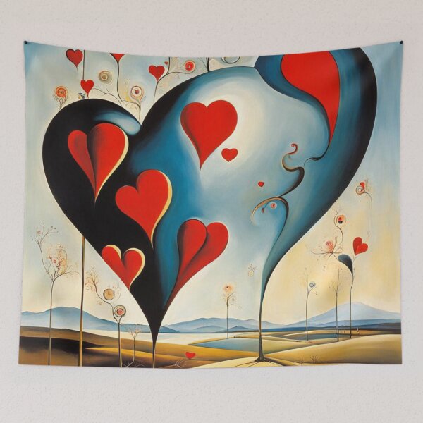 Item preview, Surreal heart landscape designed and sold by Talpha.