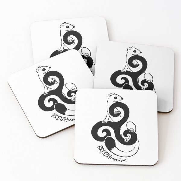 Item preview, Design BREIZHermine "Ermine on triskell" designed and sold by Artabbydesign.
