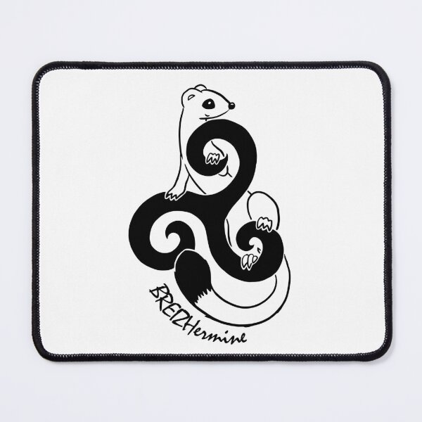 Item preview, Design BREIZHermine "Ermine on triskell" designed and sold by Artabbydesign.