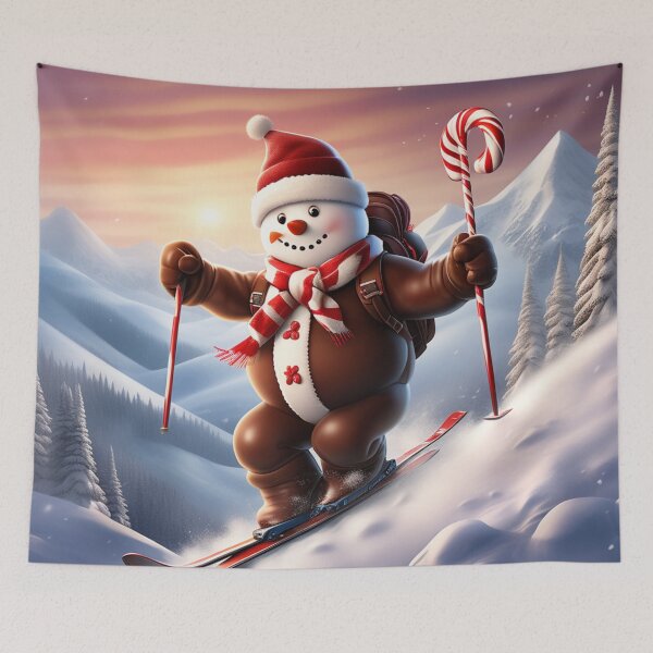 Item preview, Skiing Snowman designed and sold by PanoramicVistas.