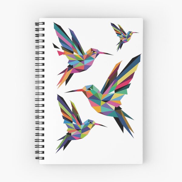 Aperçu de l'œuvre 4 colibri multicolor créée et vendue par RedBenTea.