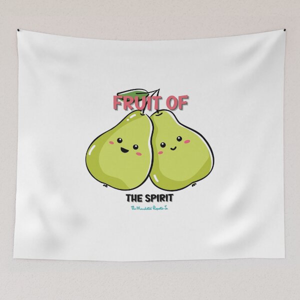 Item preview, The Fruit of The Spirit Patience - Pear White designed and sold by TheReporter1.