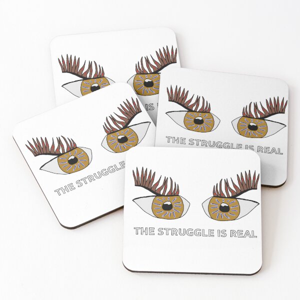 Item preview, Fake Eyelashes, The Struggle is Real designed and sold by notsweettea.