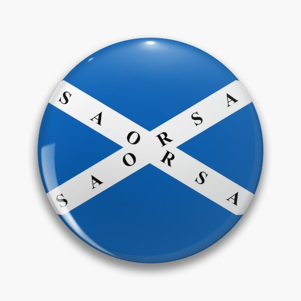 Item preview, Scottish National Saorsa Saltire Flag (Bratach Saorsa Nàiseanta na h-Alba) designed and sold by JonathanR1994.