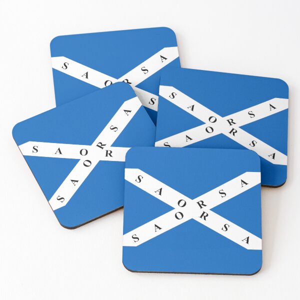 Item preview, Scottish National Saorsa Saltire Flag (Bratach Saorsa Nàiseanta na h-Alba) designed and sold by JonathanR1994.