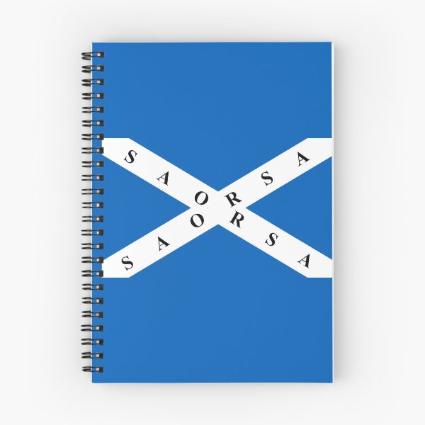 Item preview, Scottish National Saorsa Saltire Flag (Bratach Saorsa Nàiseanta na h-Alba) designed and sold by JonathanR1994.