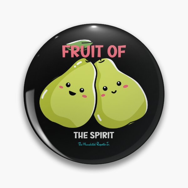 Item preview, The Fruit of The Spirit Patience - Pear Black designed and sold by TheReporter1.