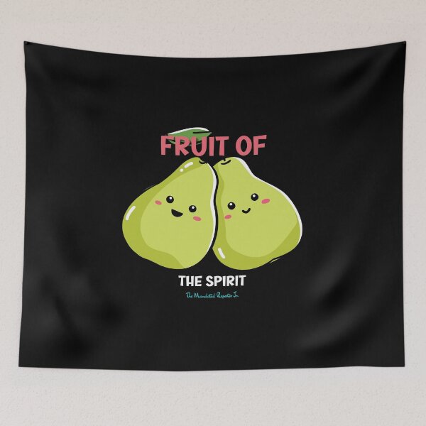 Item preview, The Fruit of The Spirit Patience - Pear Black designed and sold by TheReporter1.