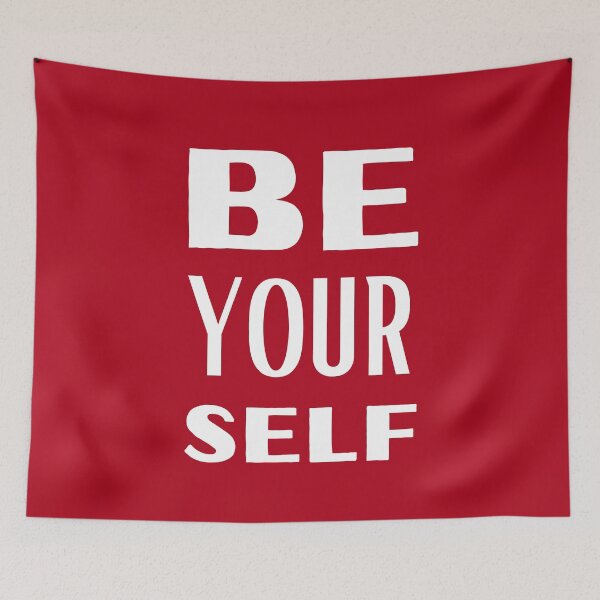Item preview, Be Yourself! Motivational Text designed and sold by Anniko Art Studio.