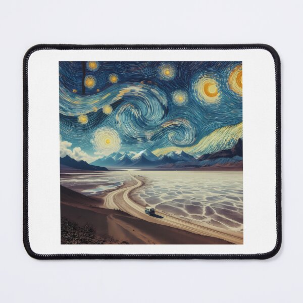 Item preview, Salar de Uyuni, Bolivia, design in the style of Vincent van Gogh Starry Night designed and sold by CreativeSparkzz.