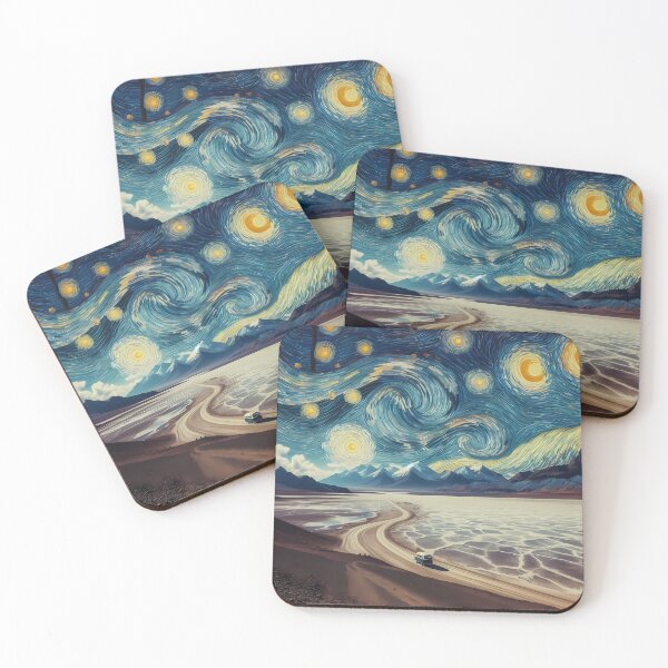 Item preview, Salar de Uyuni, Bolivia, design in the style of Vincent van Gogh Starry Night designed and sold by CreativeSparkzz.