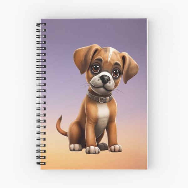 Item preview, Cute dog puppy breed Boxer puppy in sitting position designed and sold by JaroDesign2023.