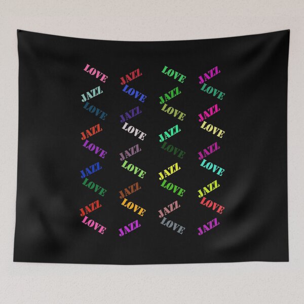 Item preview, Love Jazz 3. Visual Jazz. Colorful, wonderful design. Perfect cheeful gift for any Jazz Lover. designed and sold by Yu-Va.