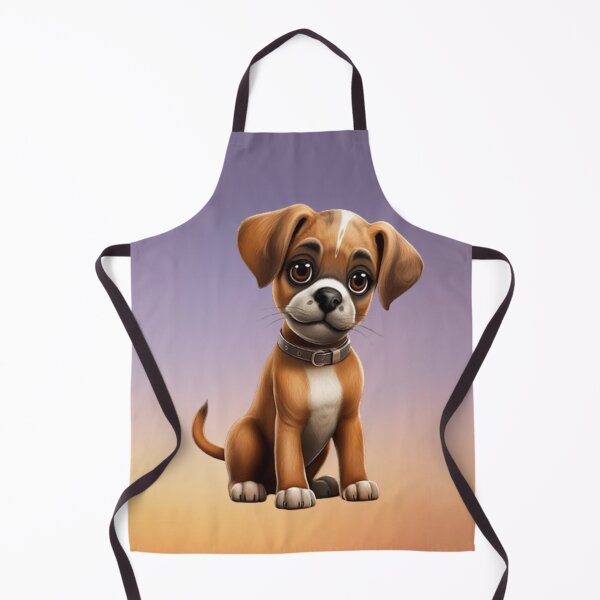 Item preview, Cute dog puppy breed Boxer puppy in sitting position designed and sold by JaroDesign2023.