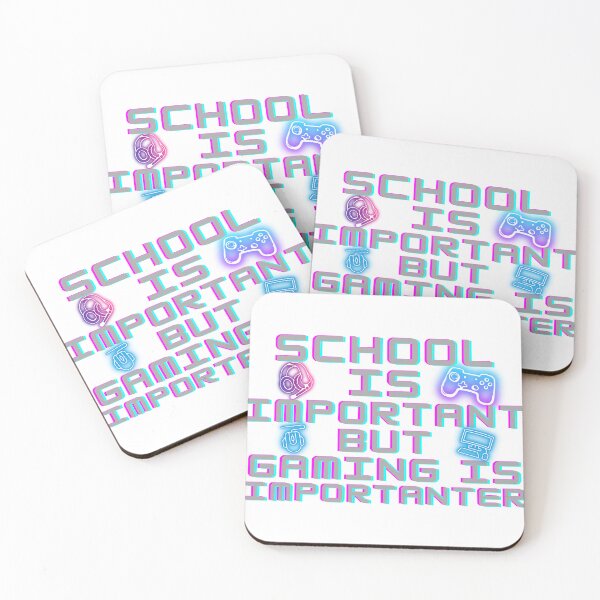 Item preview, School Is Important But Gaming Is Importanter | Gaming | School designed and sold by ShopCoolStop.