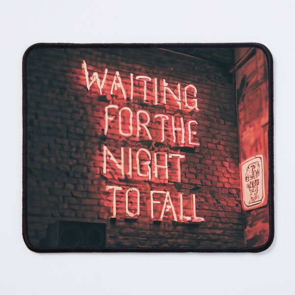 Item preview, Waiting For The Night To Fall - Valentines Day (Electric Dreams) - RED NEON designed and sold by SorryFrog.